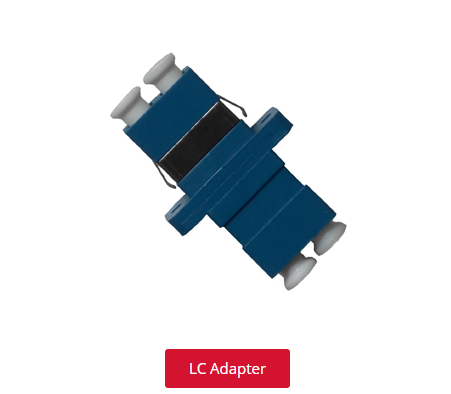 Adapter quang LC loại Duplex / 4 Fiber