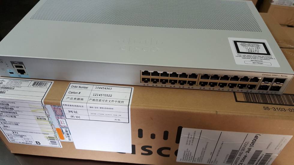 Switch Cisco WS-C2960L-24TS-LL